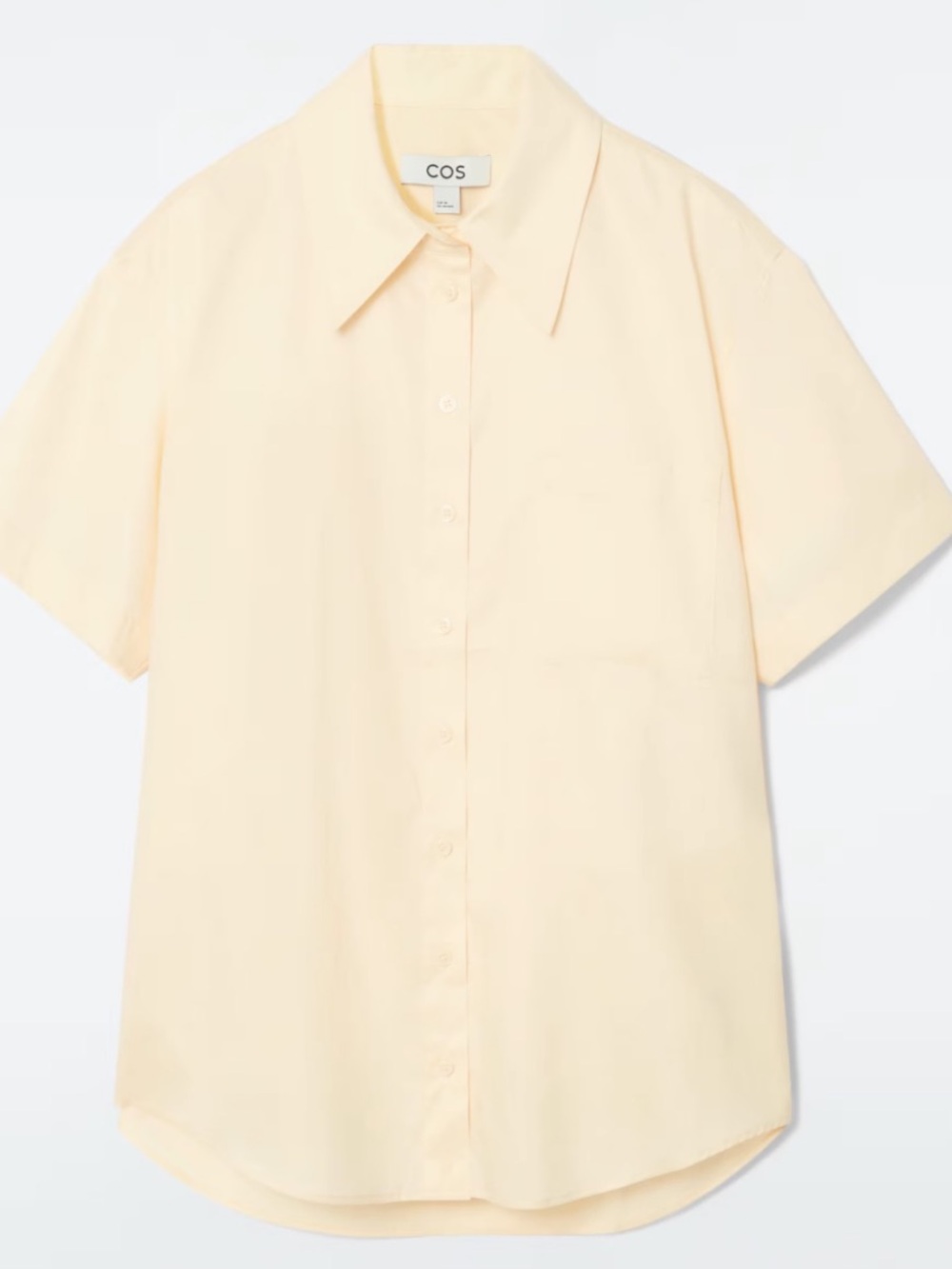 Brand new COS Relaxed Short-Sleeved Cotton Shirt / Size 8